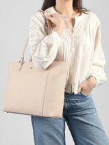 Sac Port� �paule Maya Hexagona Beige maya 2120199-vue-porte