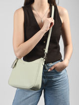 Shoulder Bag Grained Miniprix Green grained F8575-vue-porte
