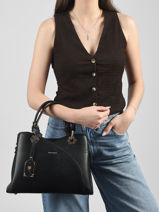 Sac Port� Main Saffiano Miniprix Noir saffiano M9431-vue-porte