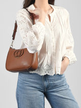 Shoulder Bag Isola Polyurethane Guess Brown isola BG990518-vue-porte