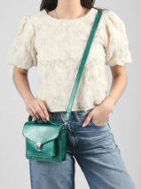 Leather Melle George Xs Star Crossbody Bag Paul marius Blue star GEORXSTA-vue-porte