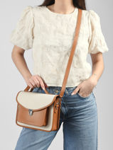 Crossbody Bag Melle George Escapade Paul marius Beige escapade GEORGESC-vue-porte