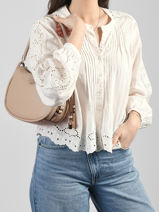 Shoulder Bag Isola Polyurethane Guess Beige isola BG991801-vue-porte