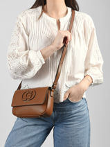 Crossbody Bag Isola Polyurethane Guess Brown isola BG990521-vue-porte