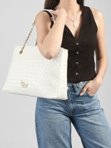 Shoulder Bag Desire By byblos White desire BS95B01-vue-porte