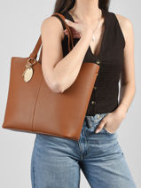 Satchel Sunset By byblos Brown sunset BS79B01-vue-porte