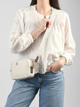 Shoulder Bag Popette Nylon Tommy hilfiger White popette AW17704-vue-porte
