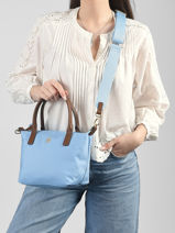 Sac Bandouli�re Popette Nylon Tommy hilfiger Bleu popette AW17709-vue-porte