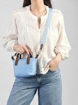Crossbody Bag Popette Nylon Tommy hilfiger Blue popette AW18368-vue-porte