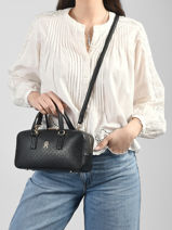 Sac Bandouli�re Tommy hilfiger Noir th flag AM14138-vue-porte