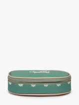 Trousse 1 Compartiment Cameleon Vert vintage fantasy PBVGPLUM