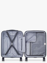 Cabin Luggage Delsey Black air armour 800-vue-porte