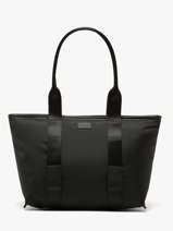 Medium Mistral Rollable Tote Bag Nylon And Leather Lancel Black mistral A13995