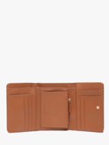 Wallet Valentino Brown aleksandra VPS9W943-vue-porte