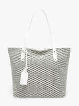 Sac Port� �paule Raphia Milano Blanc raphia RA260201