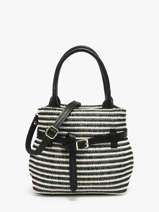 Sac Port� Main Raphia Milano Noir raphia RA260202