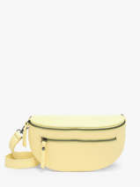 Leather Caviar Belt Bag Milano Yellow caviar CA23111