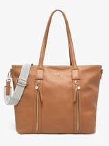Shoulder Bag Zip Lulu castagnette Brown zip ALBIN