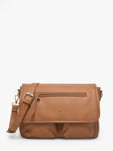 Crossbody Bag Zip Lulu castagnette Brown zip ALENA