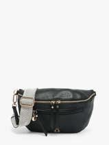 Belt Bag Lulu castagnette Black zip YSALINE2