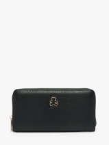Wallet Lulu castagnette Black zip CHRYS702