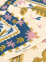 Foulard Bindi atelier Multicolore floral FM-vue-porte
