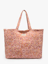 Shoulder Bag Floral Cotton Bindi atelier Pink floral MS
