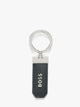 Leather Grained Keychain Hugo boss Blue grained HAK416N