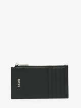 Porte-cartes Cuir Hugo boss Noir smooth HLK503A