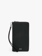 Leather Men's Pocket Grained Hugo boss Black grained HLL518A