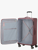 Valise Souple Extensible Wanderlite American tourister Violet wanderlite 158078-vue-porte