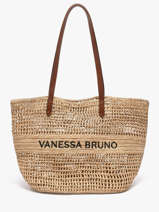 Shopping Bag Cabas Raphia Vanessa bruno Beige cabas raphia 60V40468