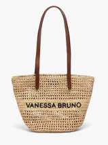 Shoulder Bag Cabas Raphia Raphia Vanessa bruno Beige cabas raphia 60V40818