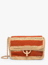 Sac Bandouli�re Moon Raphia Raphia Vanessa bruno Orange moon raphia 23V40533