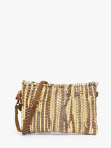 Crossbody Bag Estival Burlap Le voyage en panier Gold estival PM938