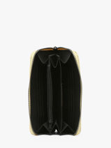 Caviar Leather Wallet Milano Yellow caviar CA19043-vue-porte