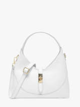Crossbody Bag Caviar Leather Milano White caviar CA26022