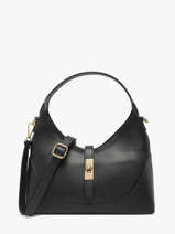 Sac Bandouli�re Caviar Cuir Milano Noir caviar CA26022