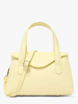 Handbag Caviar Leather Milano Yellow caviar CA26021