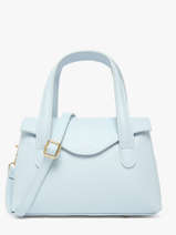 Sac � Main Caviar Cuir Milano Bleu caviar CA26021