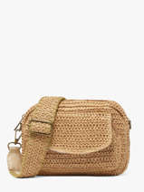 Sac Bandouli�re Adette Pieces Beige adette 17161664
