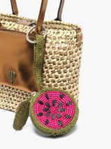 Bag Handle Le voyage en panier Pink l
