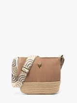 Shoulder Bag Tissee Le voyage en panier Beige tissee PM924