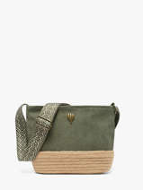 Shoulder Bag City Cotton Le voyage en panier Green city PM962