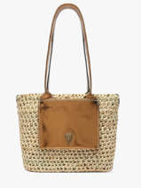 Shoulder Bag Estival Le voyage en panier Beige estival PM946