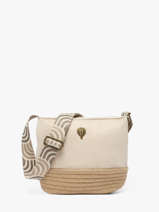 Shoulder Bag Tissee Le voyage en panier Beige tissee PM924
