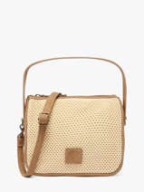 Crossbody Bag Resille Le voyage en panier Beige resille PM959