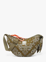 Shoulder Bag Bandana Cotton Le voyage en panier Green bandana PM969
