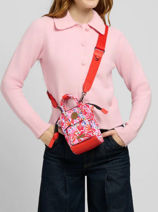 Nano Bag Crossbody 1 Compartment Cabaia Multicolor adventurer NANOBAG-vue-porte