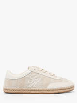 Espadrilles In Leather Tommy hilfiger Beige women 91080GH